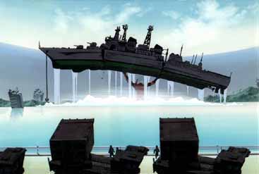 Asuka réactive son EVA et hop !! Fini le gros bateau !!!